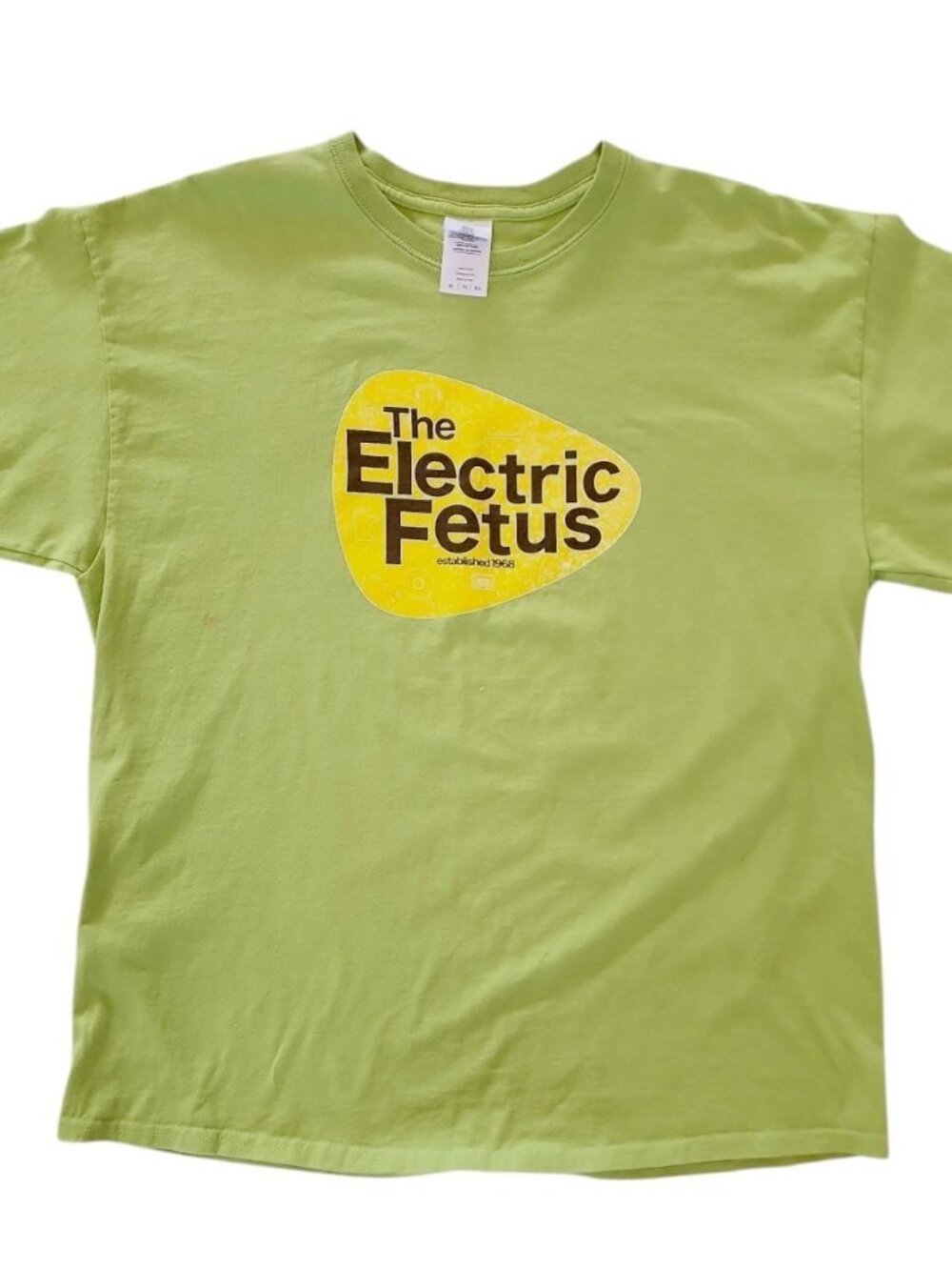 Vintage Electric Fetus Lime green Tee